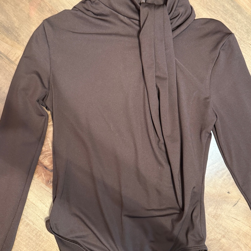 Zara Chocolate Brown Top - Picture 3 of 5